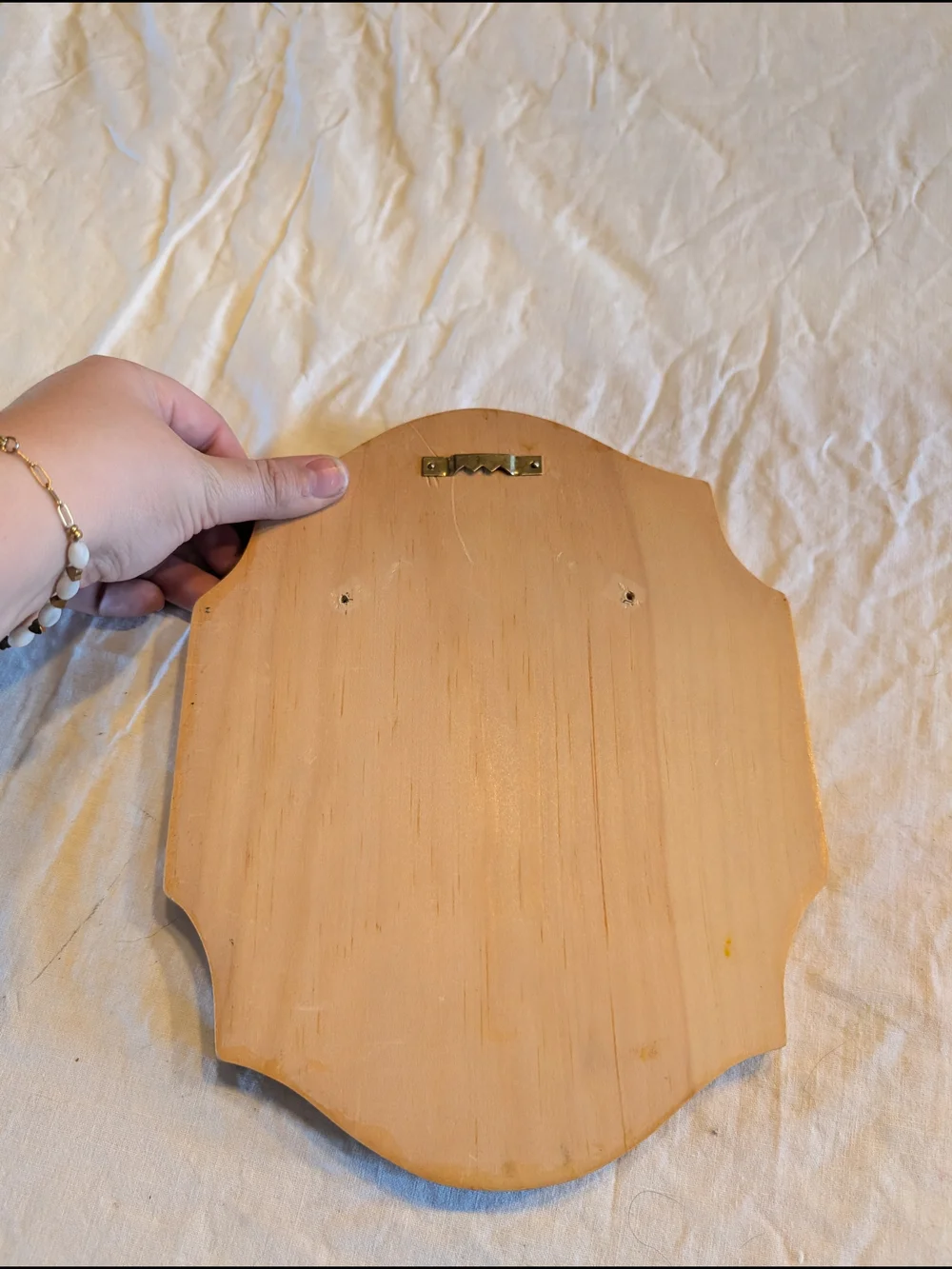 2/30$ Vintage Yellow Pear Floral Wall Plaque - Picture 2 of 4